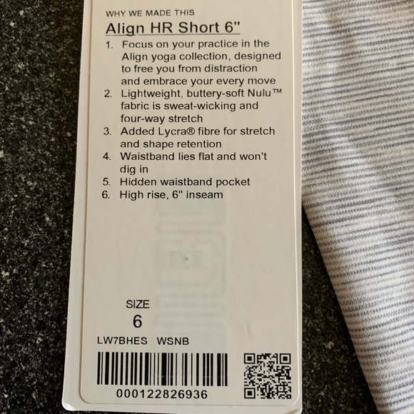 ❌Sold❌ Lululemon Align Shorts - Picture 4 of 5